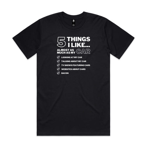 5 Things I Like T-Shirt