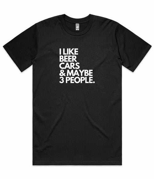Beer Cars & 3 People T-Shirt