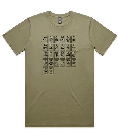 Car Guy Alphabet T-Shirt