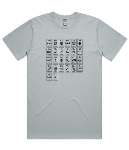Car Guy Alphabet T-Shirt