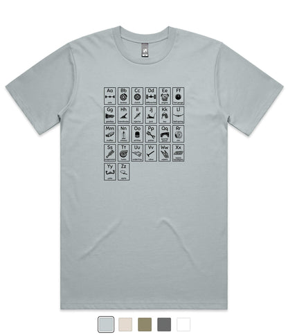 Car Guy Alphabet T-Shirt