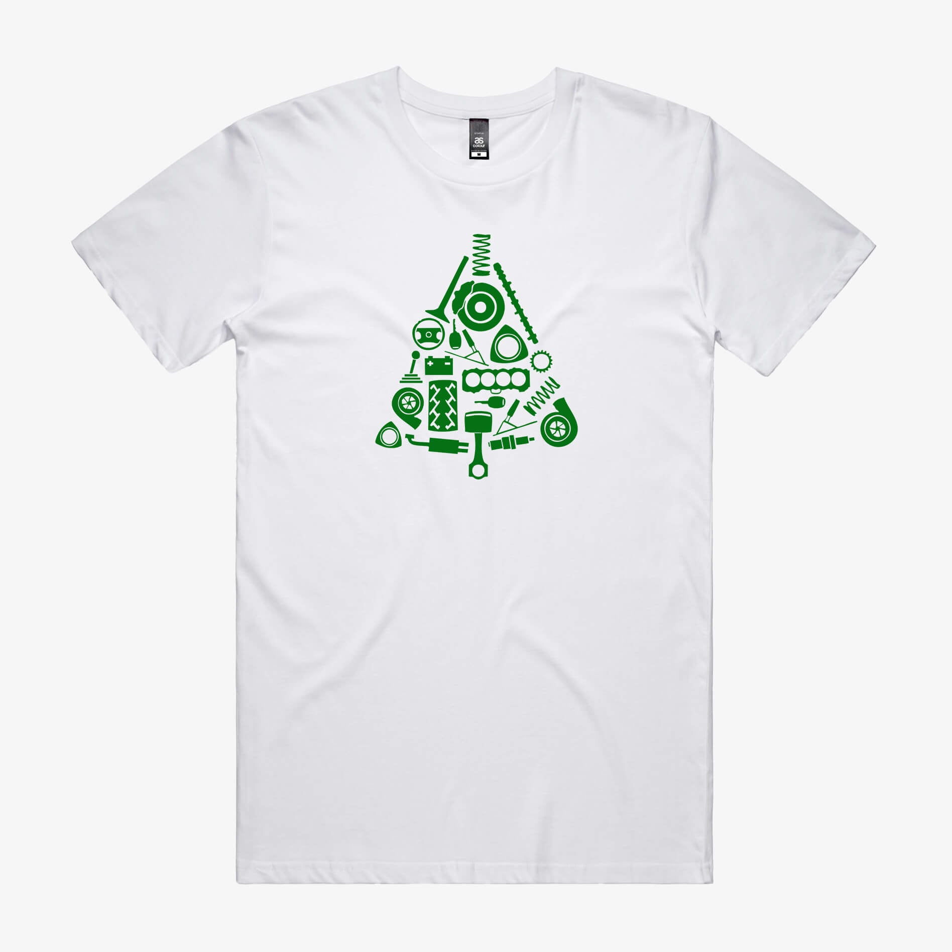 Car Parts Christmas Tree T-Shirt