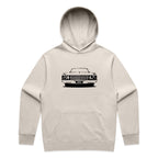 Car with Custom Number Plate Hoodie [Bone]