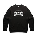 Car with Custom Number Plate Jumper  [Black]