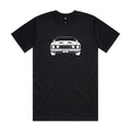 Car with Custom Number Plate T-Shirt  [Black]