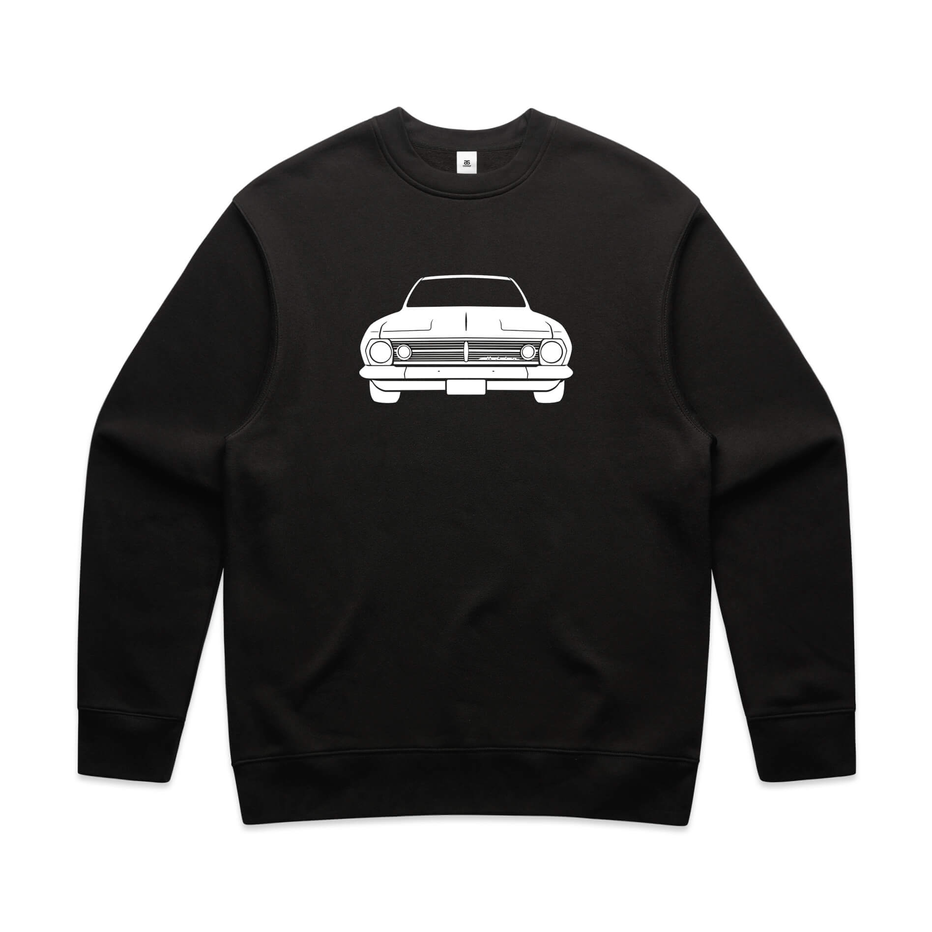 Car with Custom Number Plate Jumper  [Black]
