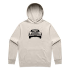 Car with Custom Number Plate Hoodie [Bone]