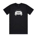 Car with Custom Number Plate T-Shirt  [Black]