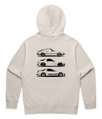 Mazda RX7 Generations Hoodie