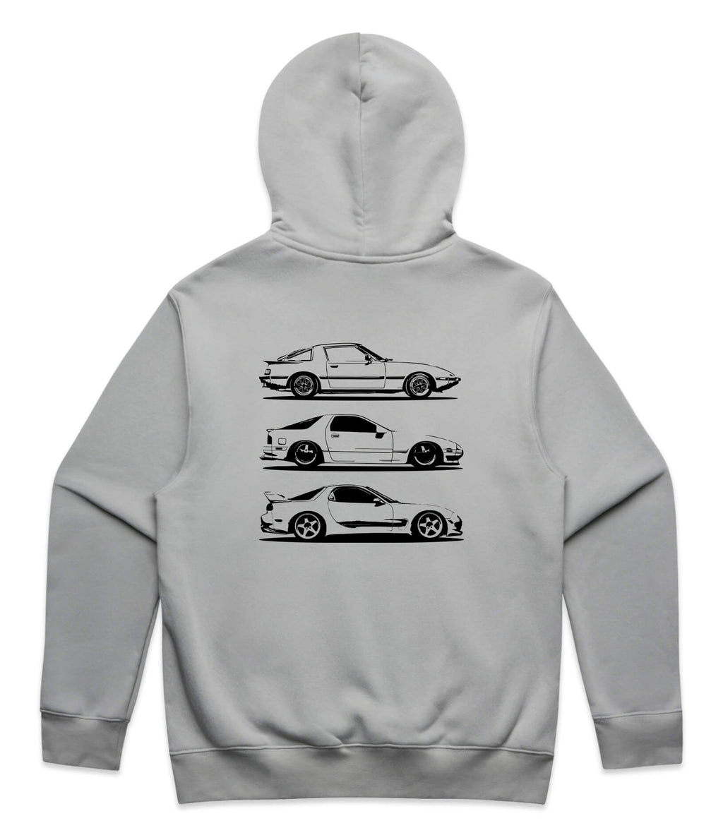 Mazda RX7 Generations Hoodie