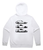 Mazda RX7 Generations Hoodie