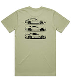 Mazda RX7 Generations T-Shirt