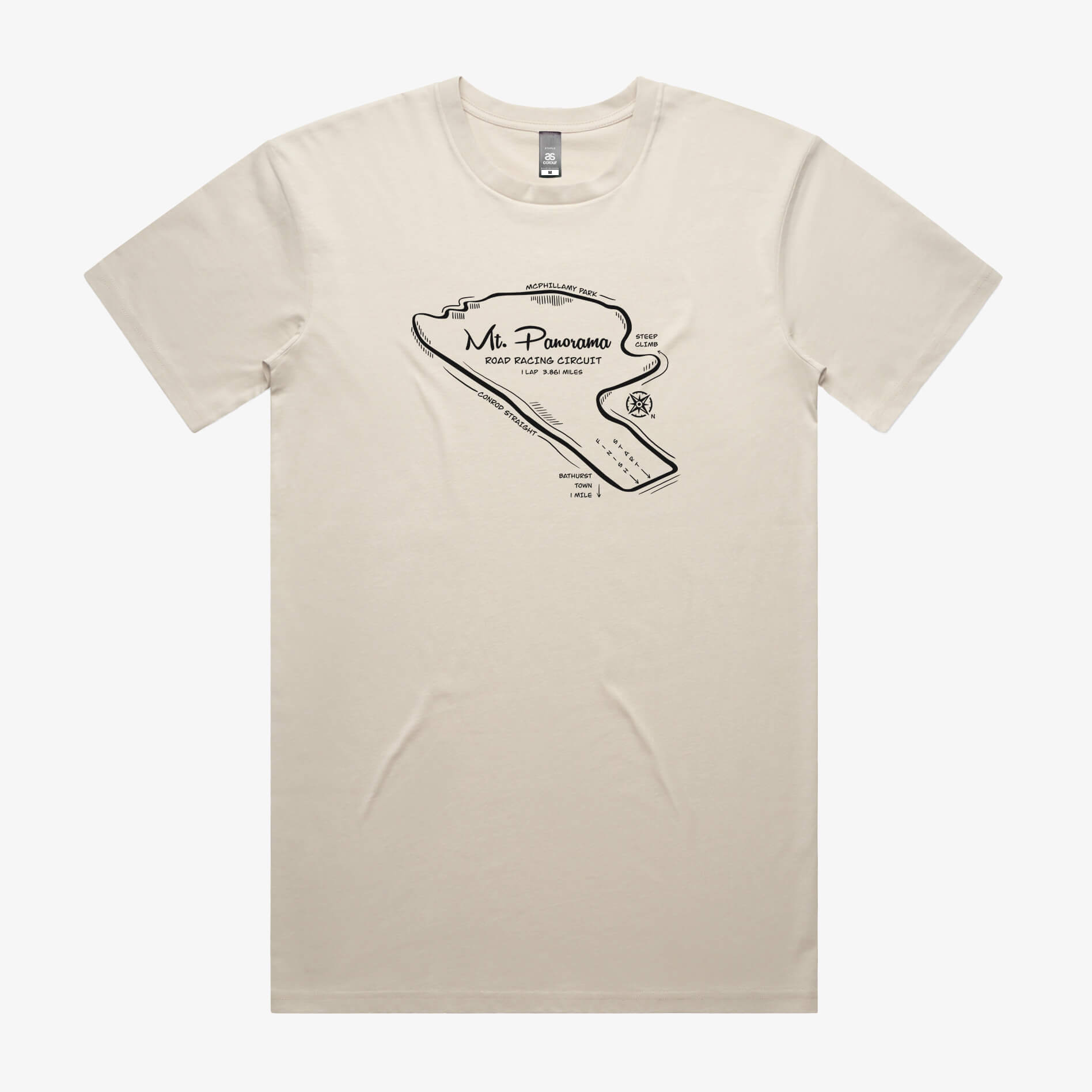 Mt Panorama Map T-Shirt