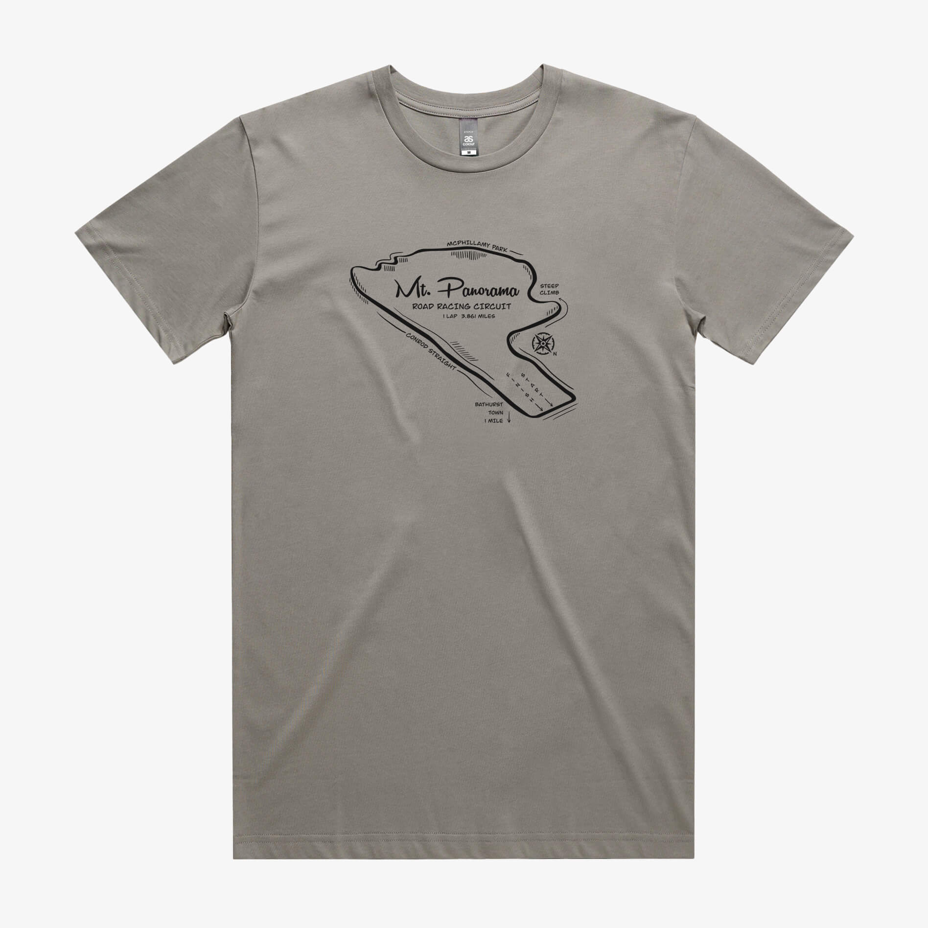 Mt Panorama Map T-Shirt