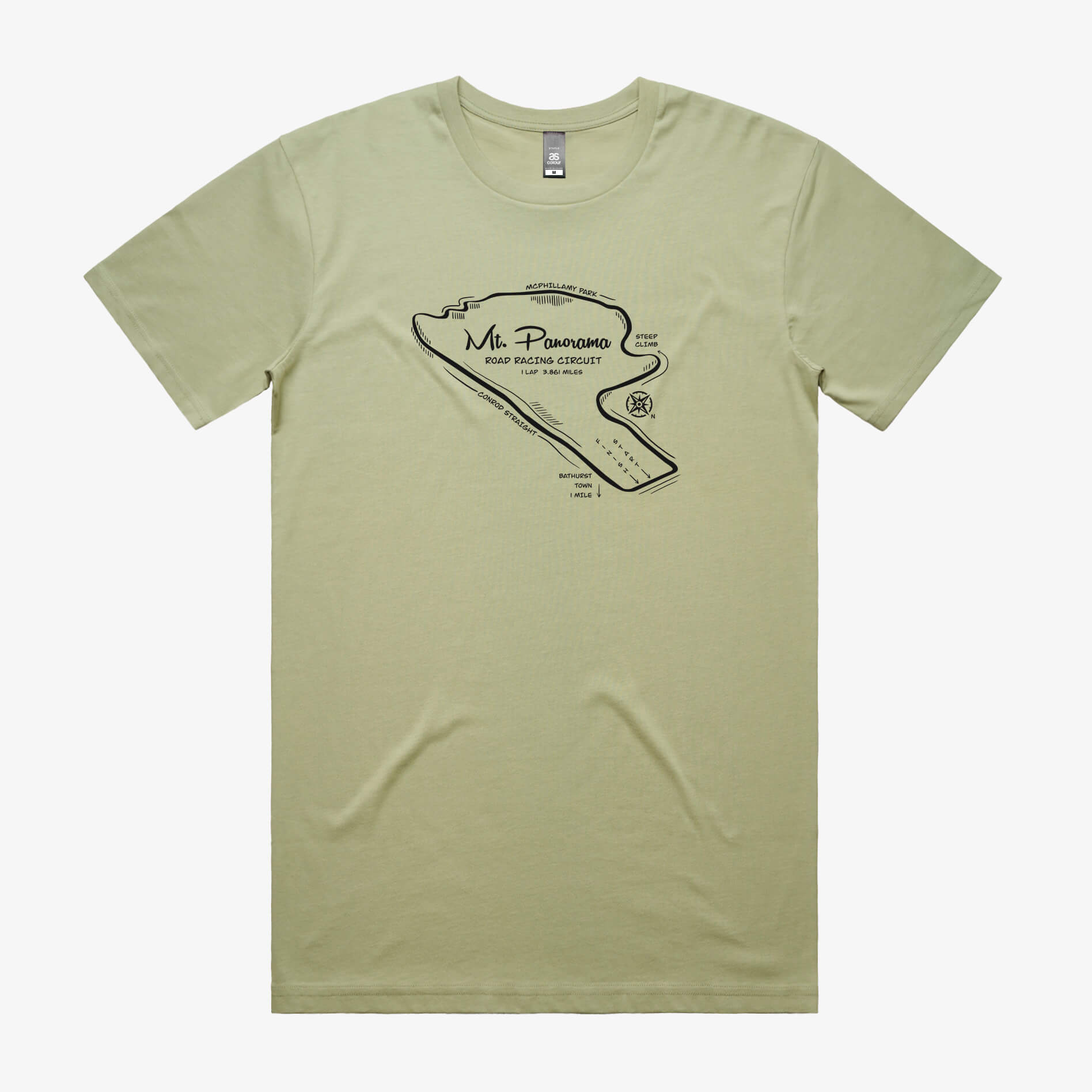 Mt Panorama Map T-Shirt