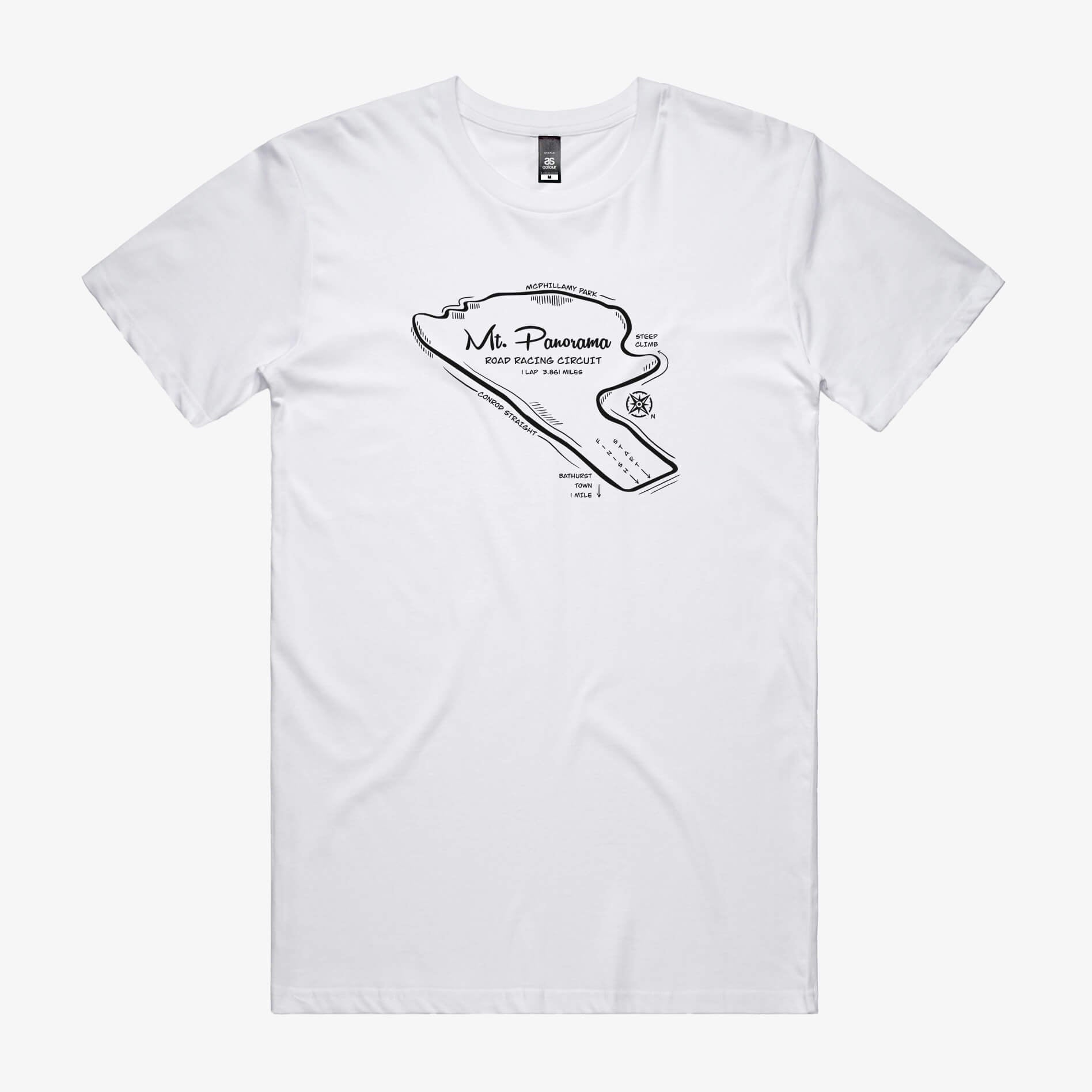 Mt Panorama Map T-Shirt