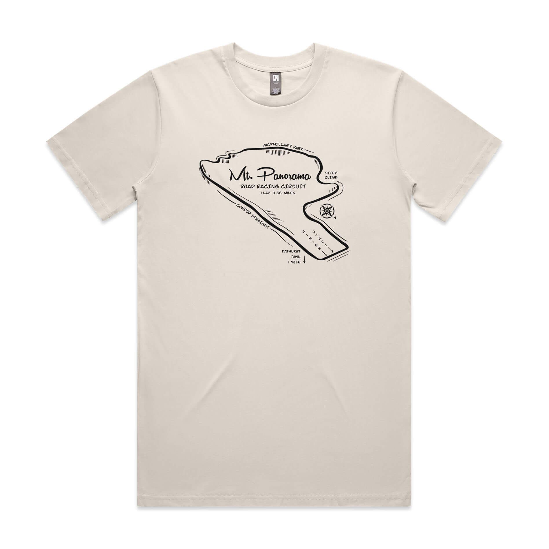 Mt Panorama Map T-Shirt