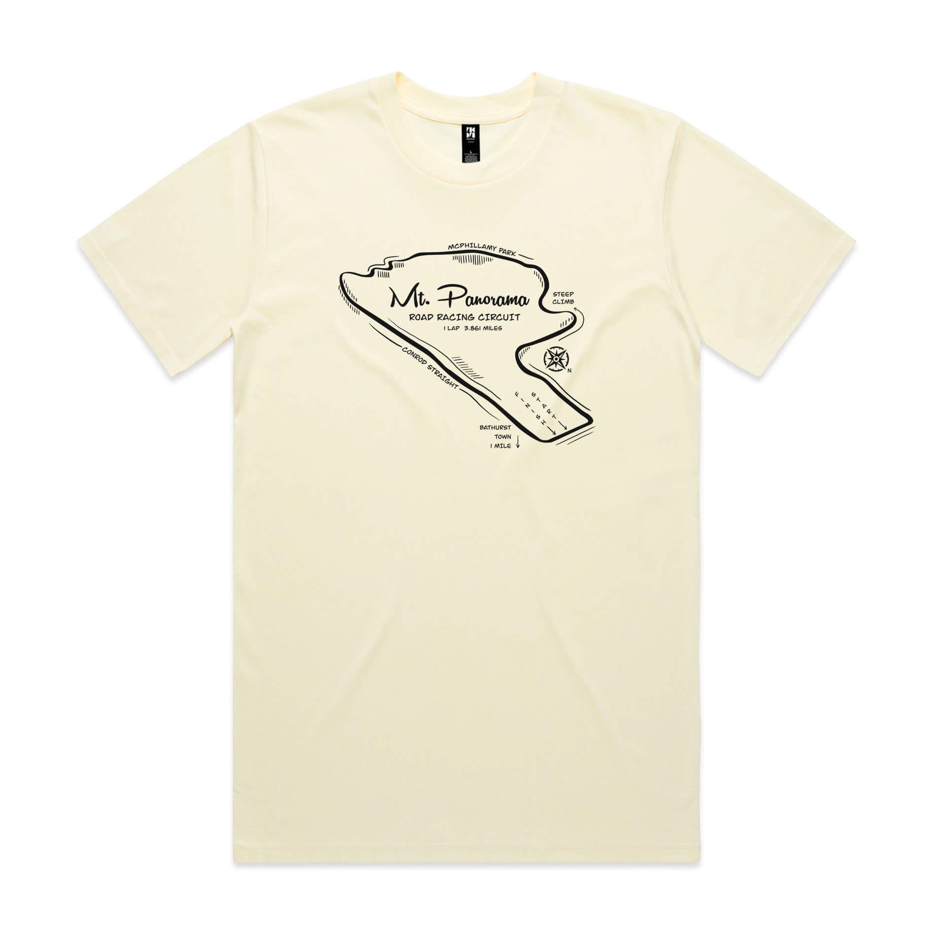 Mt Panorama Map T-Shirt