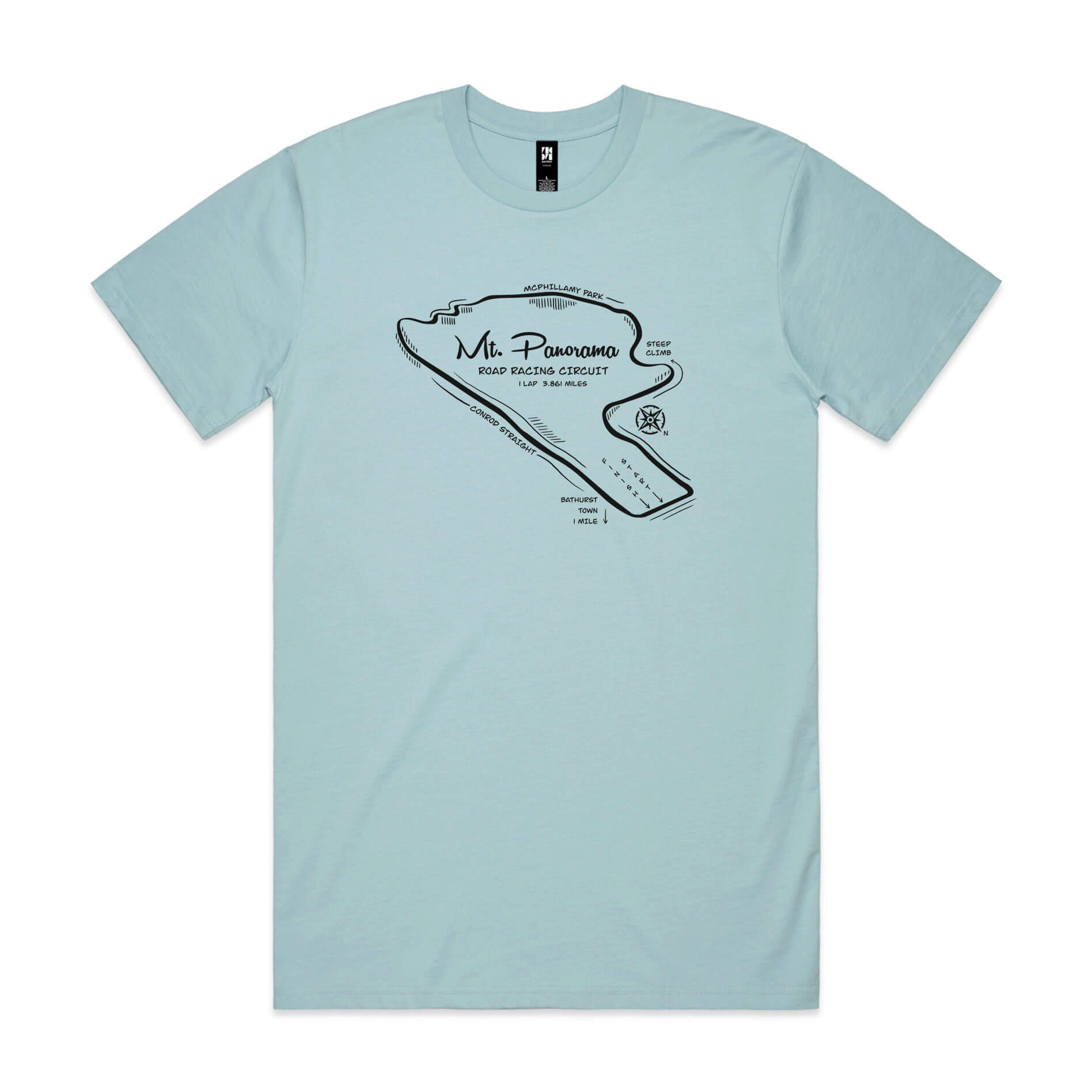 Mt Panorama Map T-Shirt