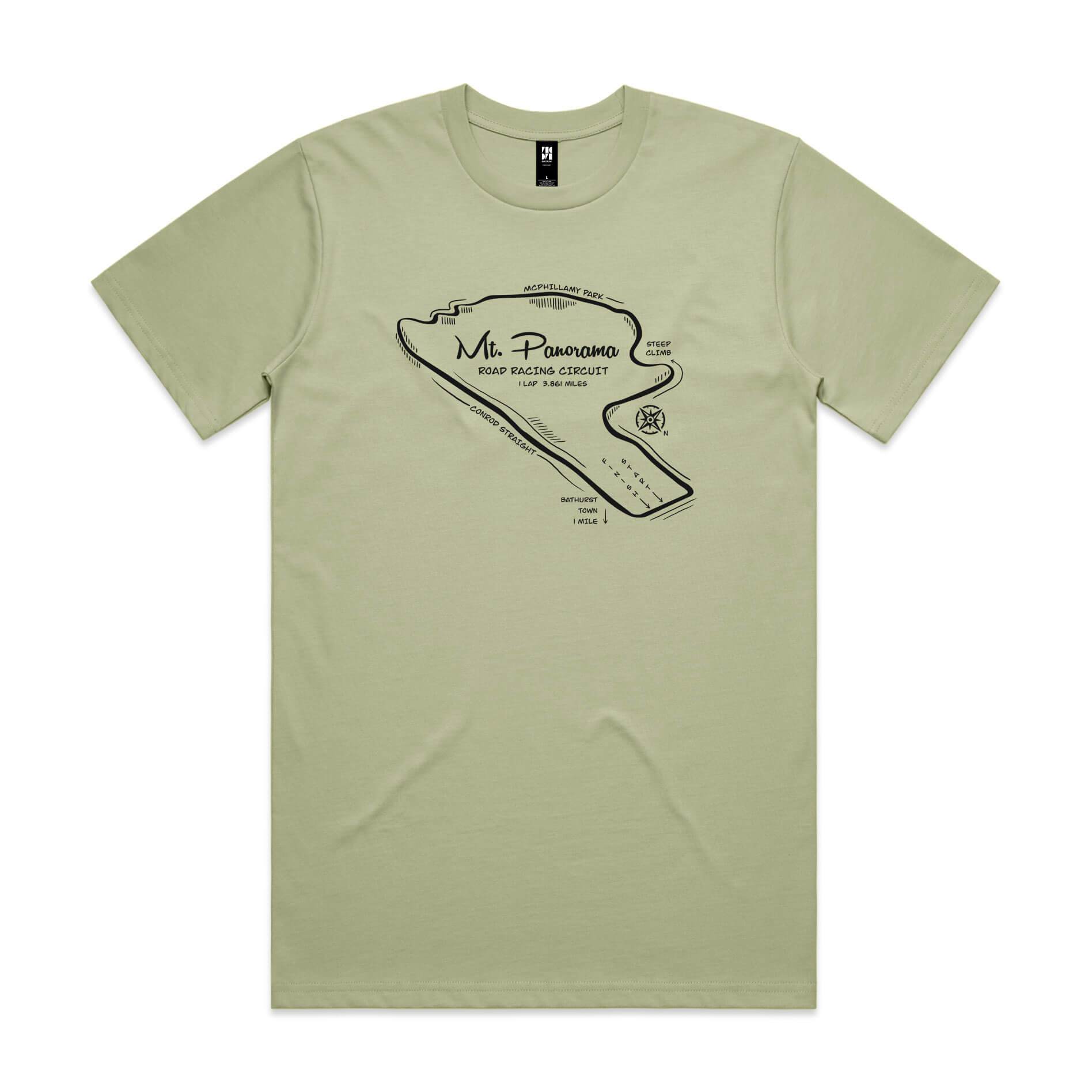Mt Panorama Map T-Shirt