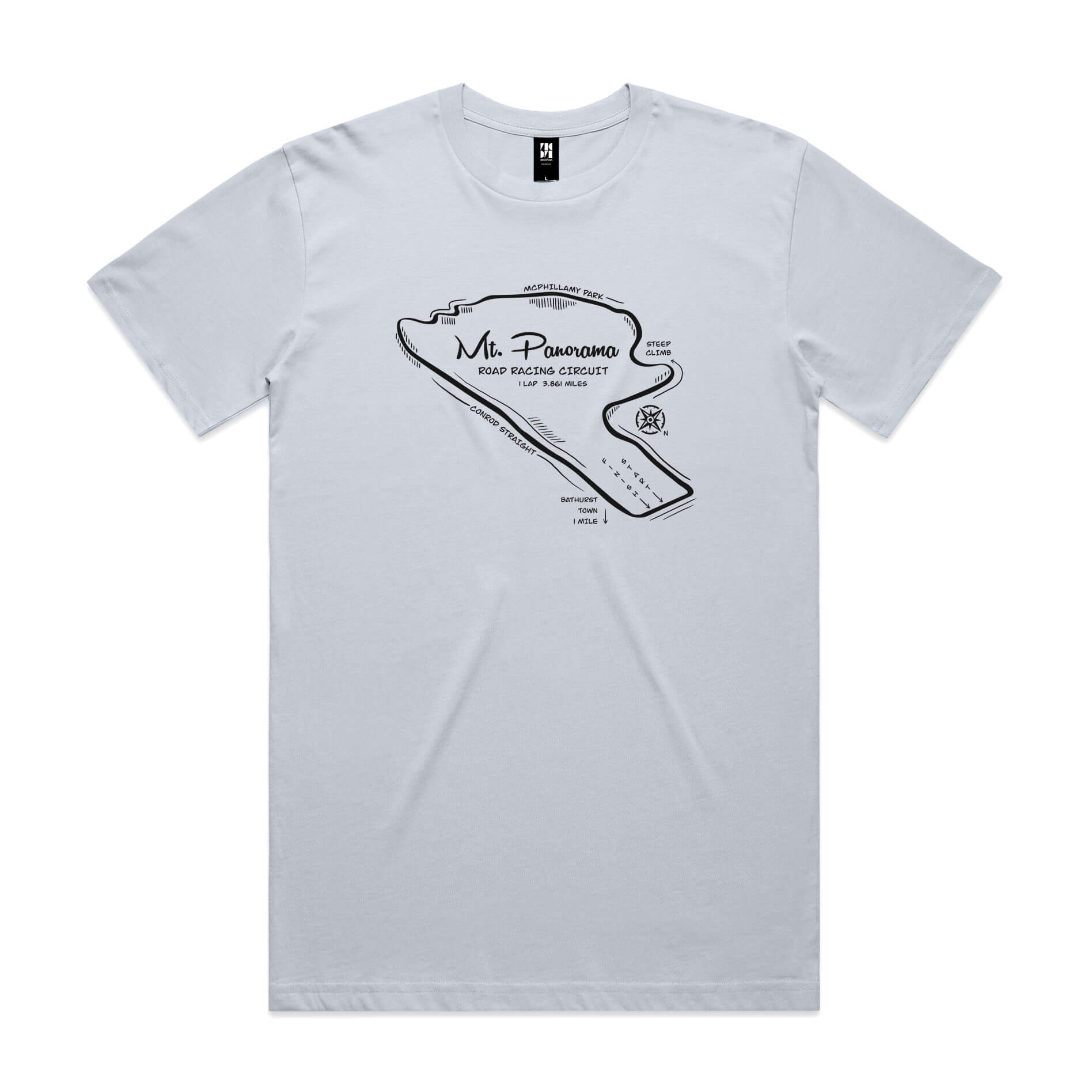 Mt Panorama Map T-Shirt