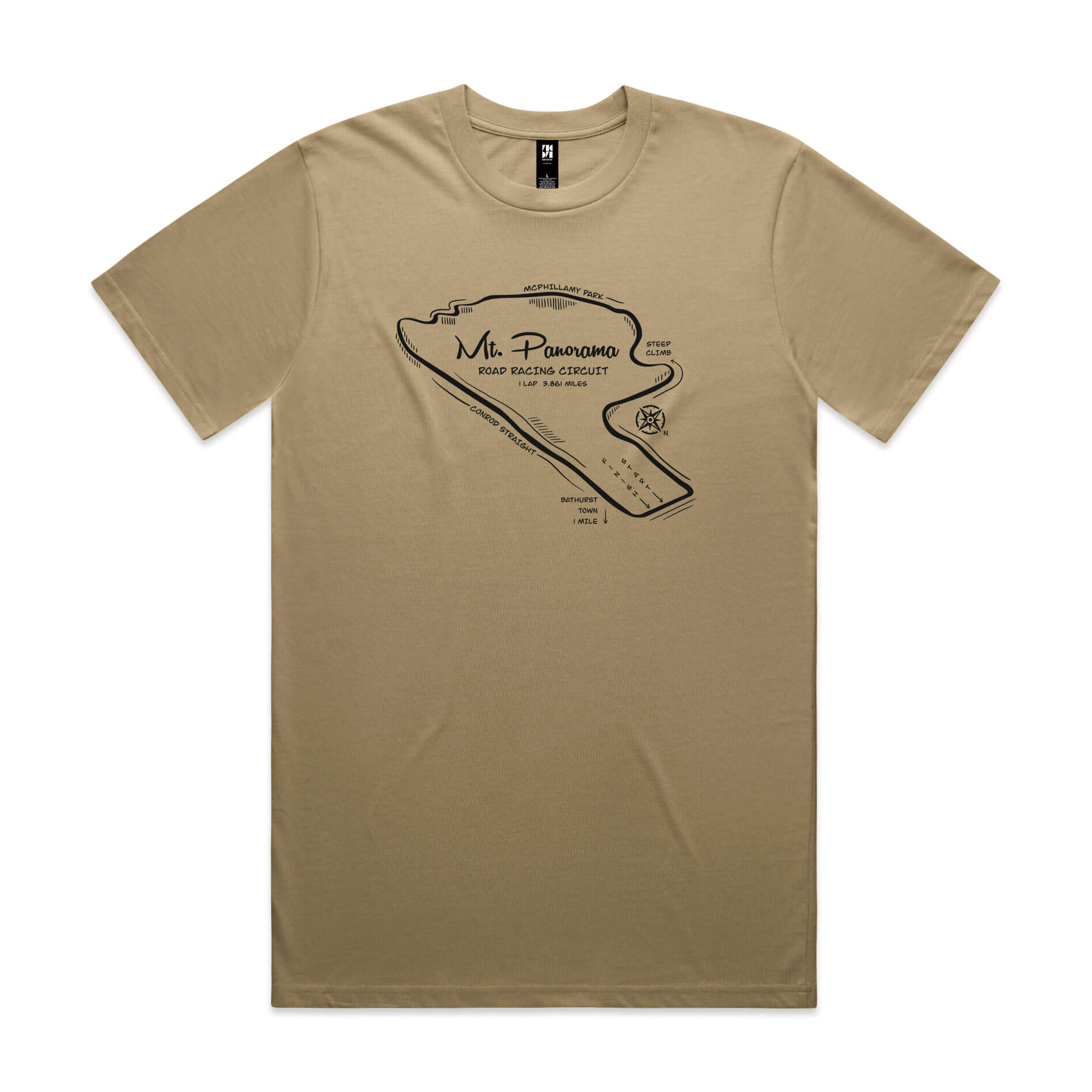 Mt Panorama Map T-Shirt
