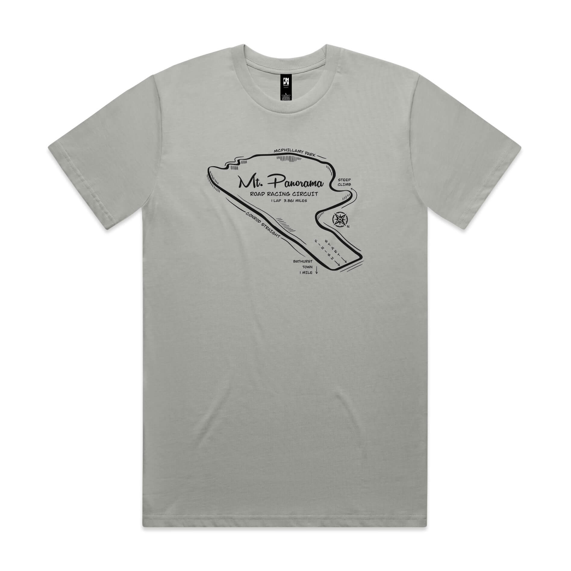Mt Panorama Map T-Shirt