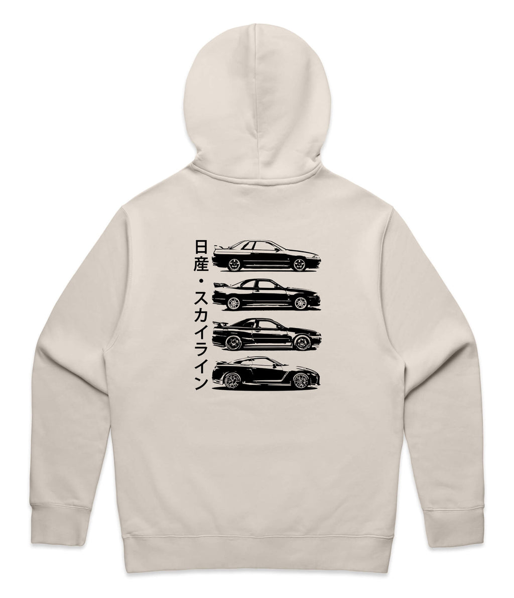 Nissan GTR Generations Hoodie
