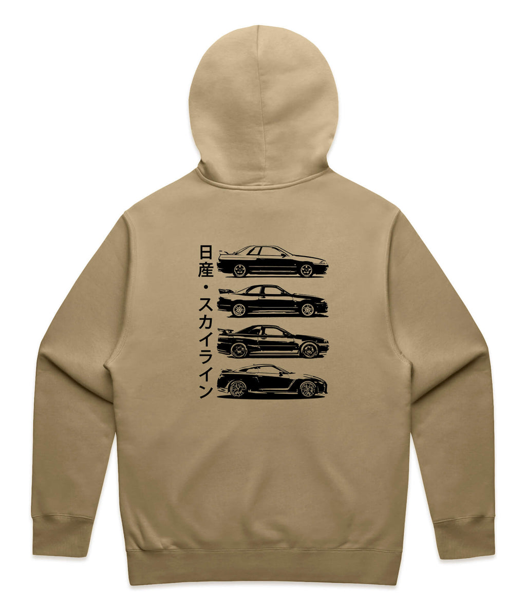Nissan GTR Generations Hoodie