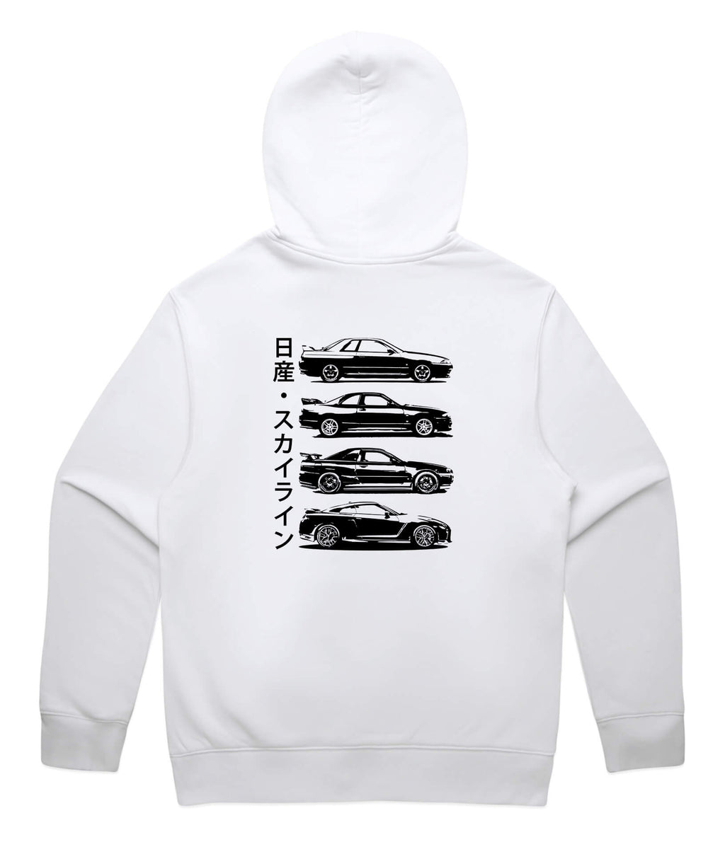 Nissan GTR Generations Hoodie