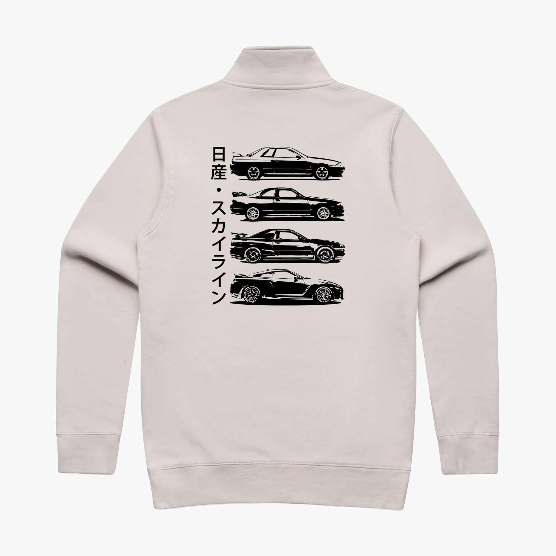 Nissan GTR Generations Half Zip Jumper