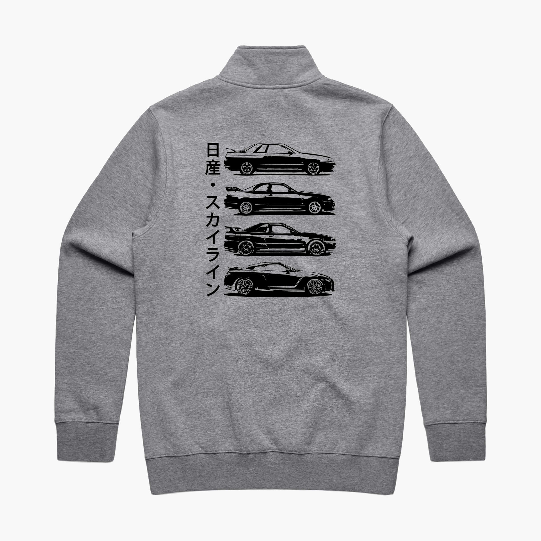 Nissan GTR Generations Half Zip Jumper
