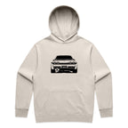Car with Custom Number Plate Hoodie [Bone]
