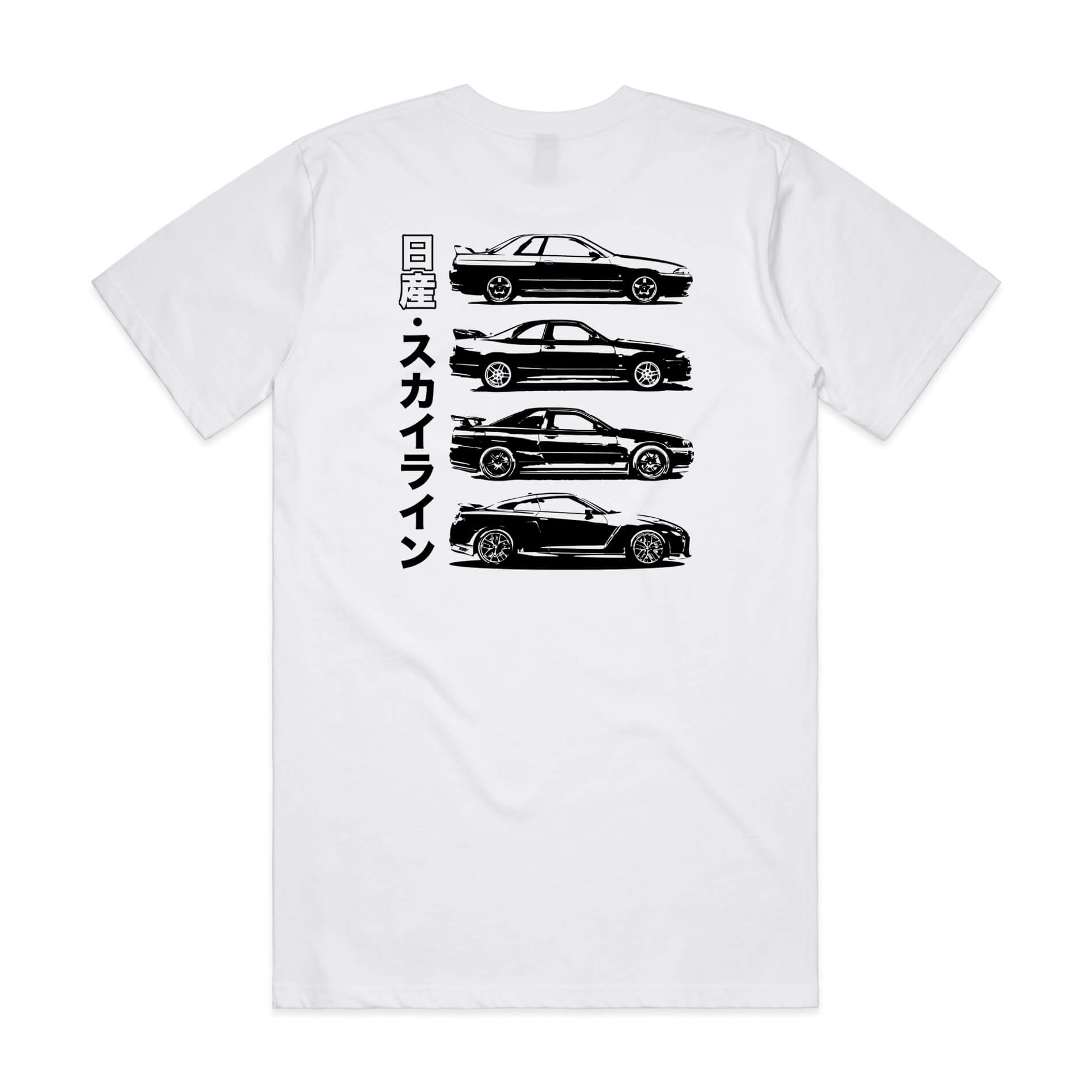 Nissan GTR Generations T-Shirt