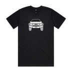 Car with Custom Number Plate T-Shirt  [Black]