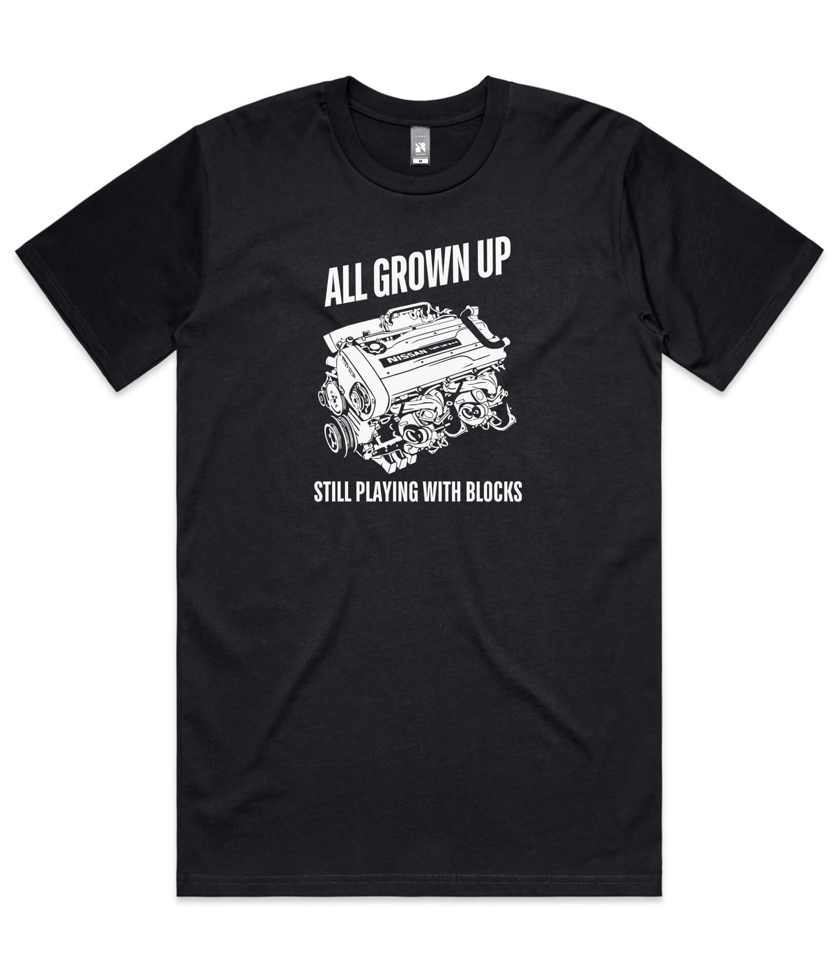 Playing with Blocks RB26 Engine T-Shirt