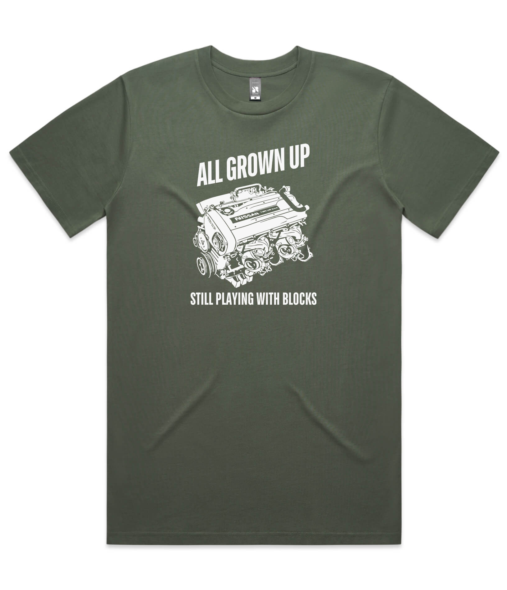 Playing with Blocks RB26 Engine T-Shirt