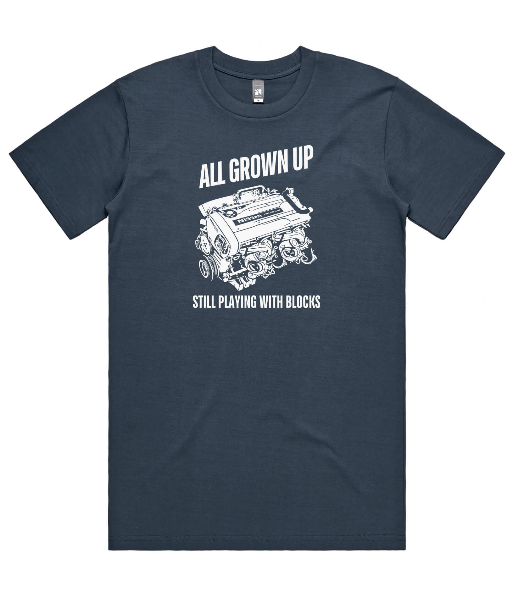 Playing with Blocks RB26 Engine T-Shirt