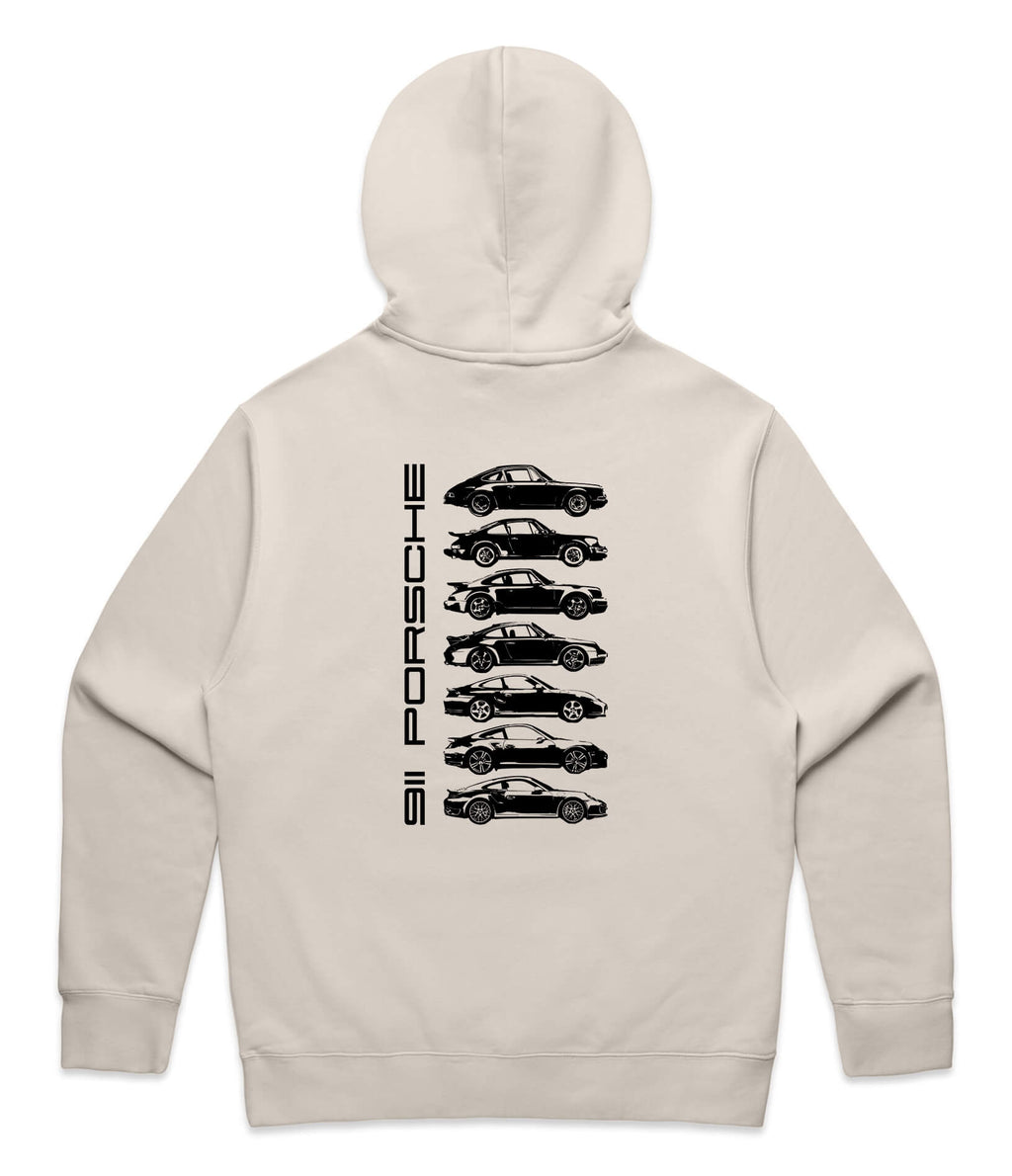 Porsche 911 Generations Hoodie
