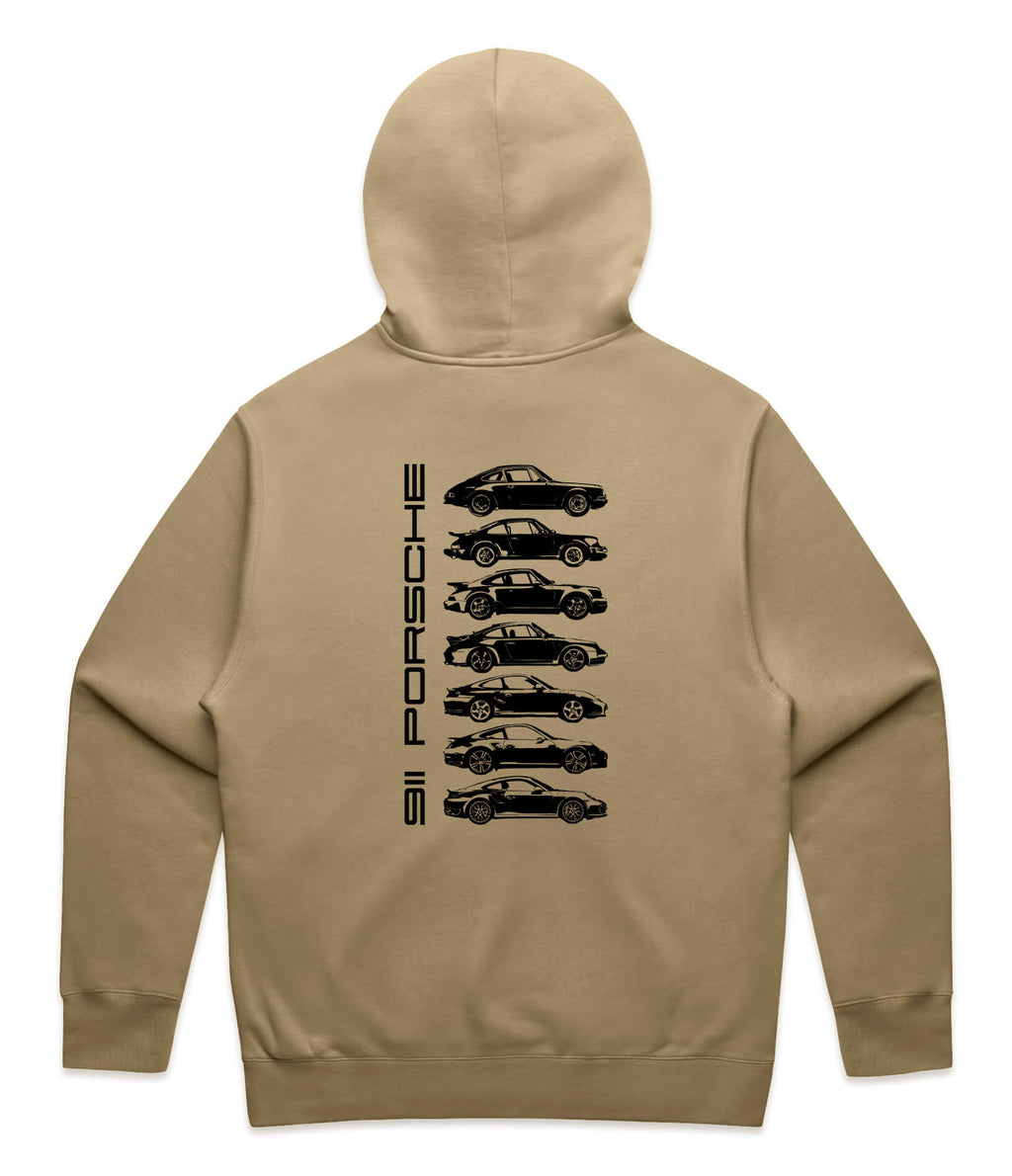 Porsche 911 Generations Hoodie