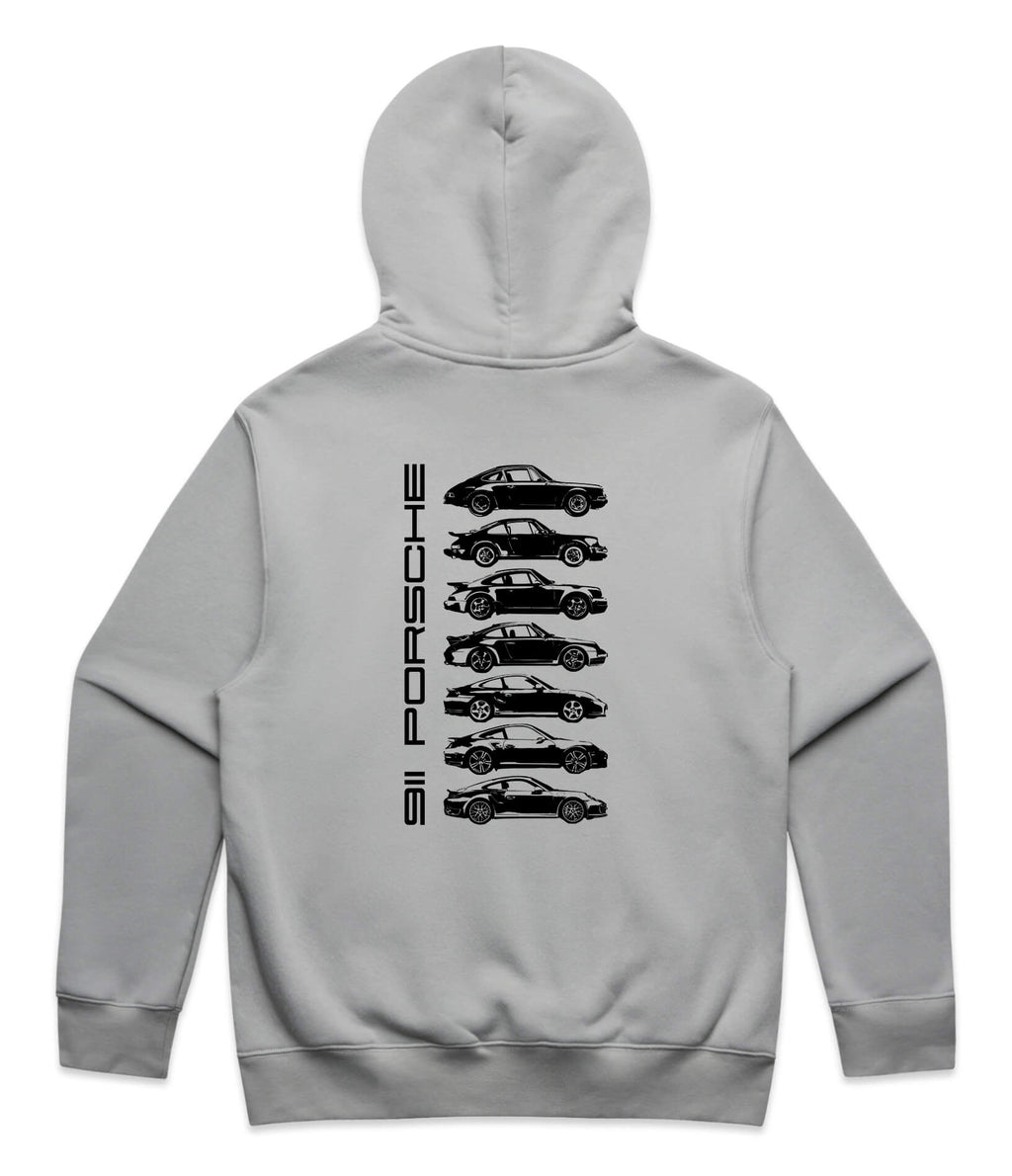 Porsche 911 Generations Hoodie