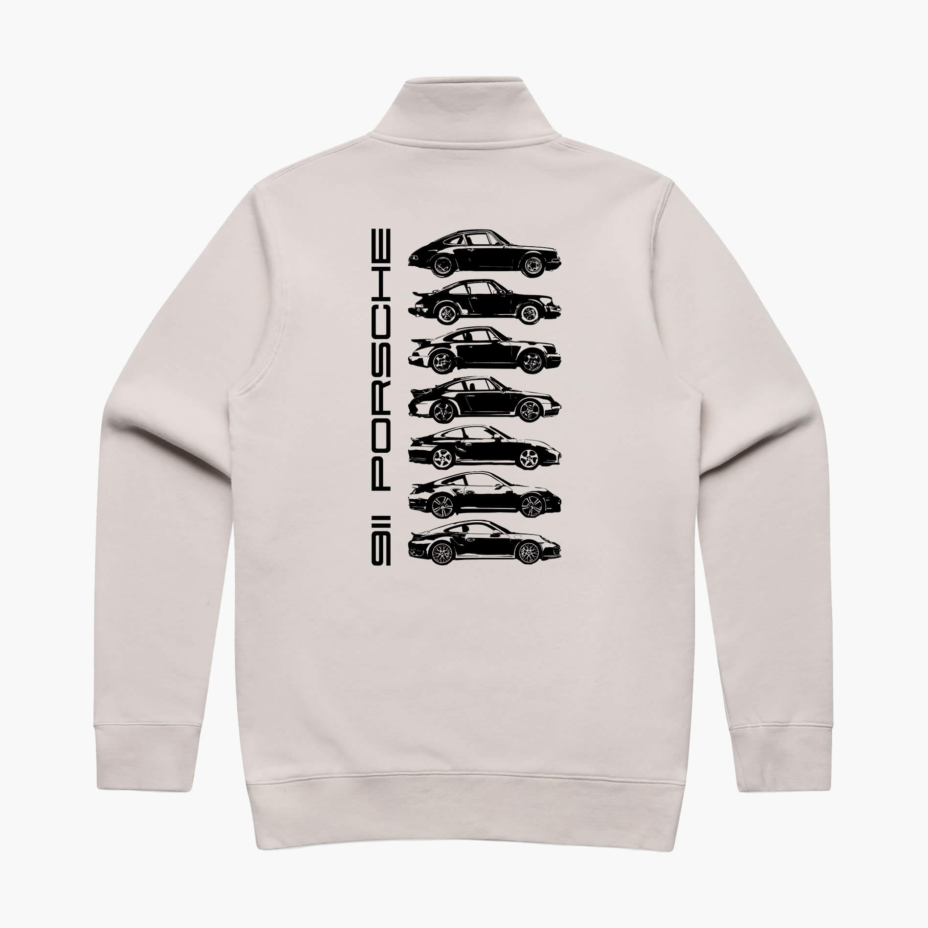 Porsche 911 Generations Half Zip Jumper