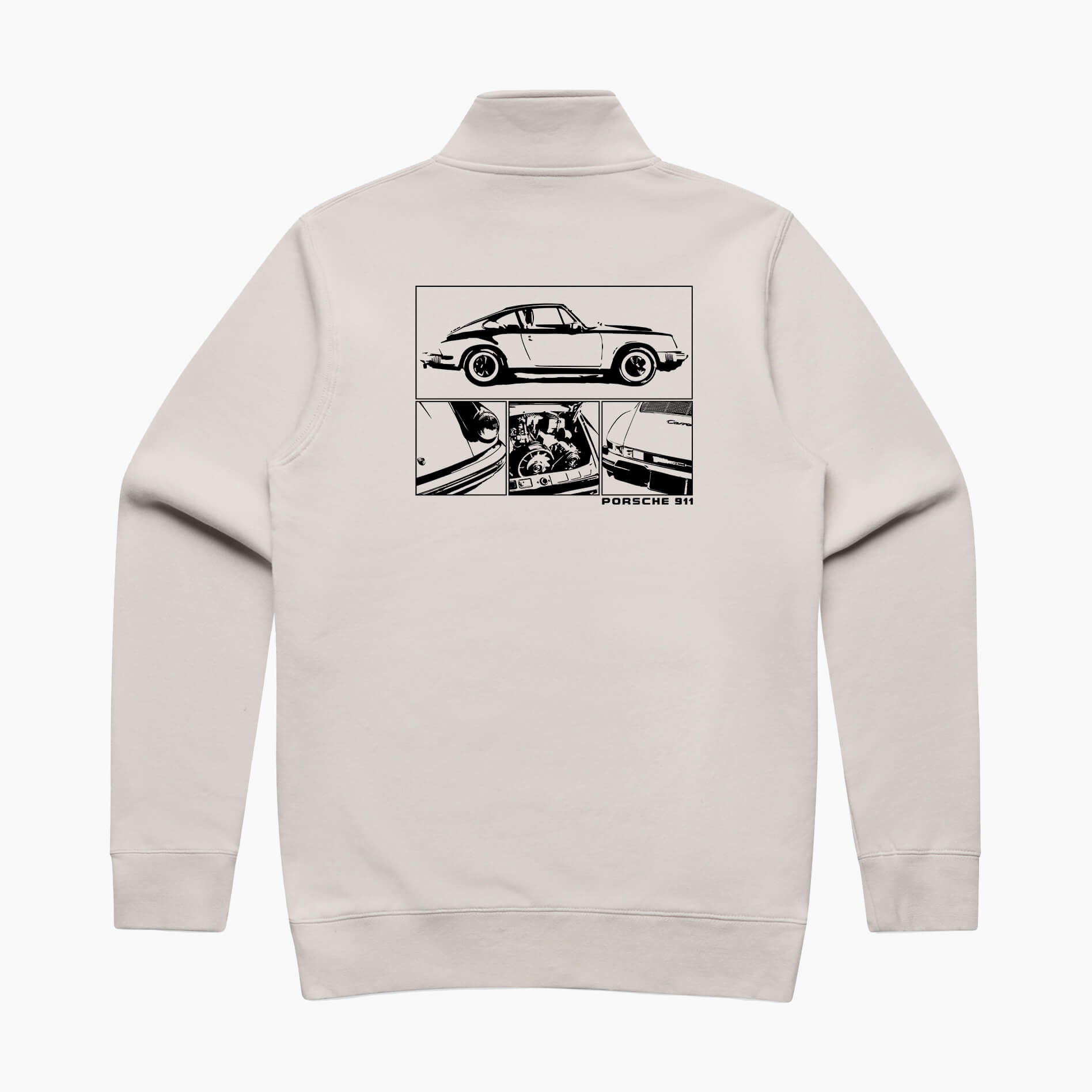Porsche 911 Classic Half Zip Jumper