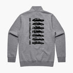 Porsche 911 Generations Half Zip Jumper