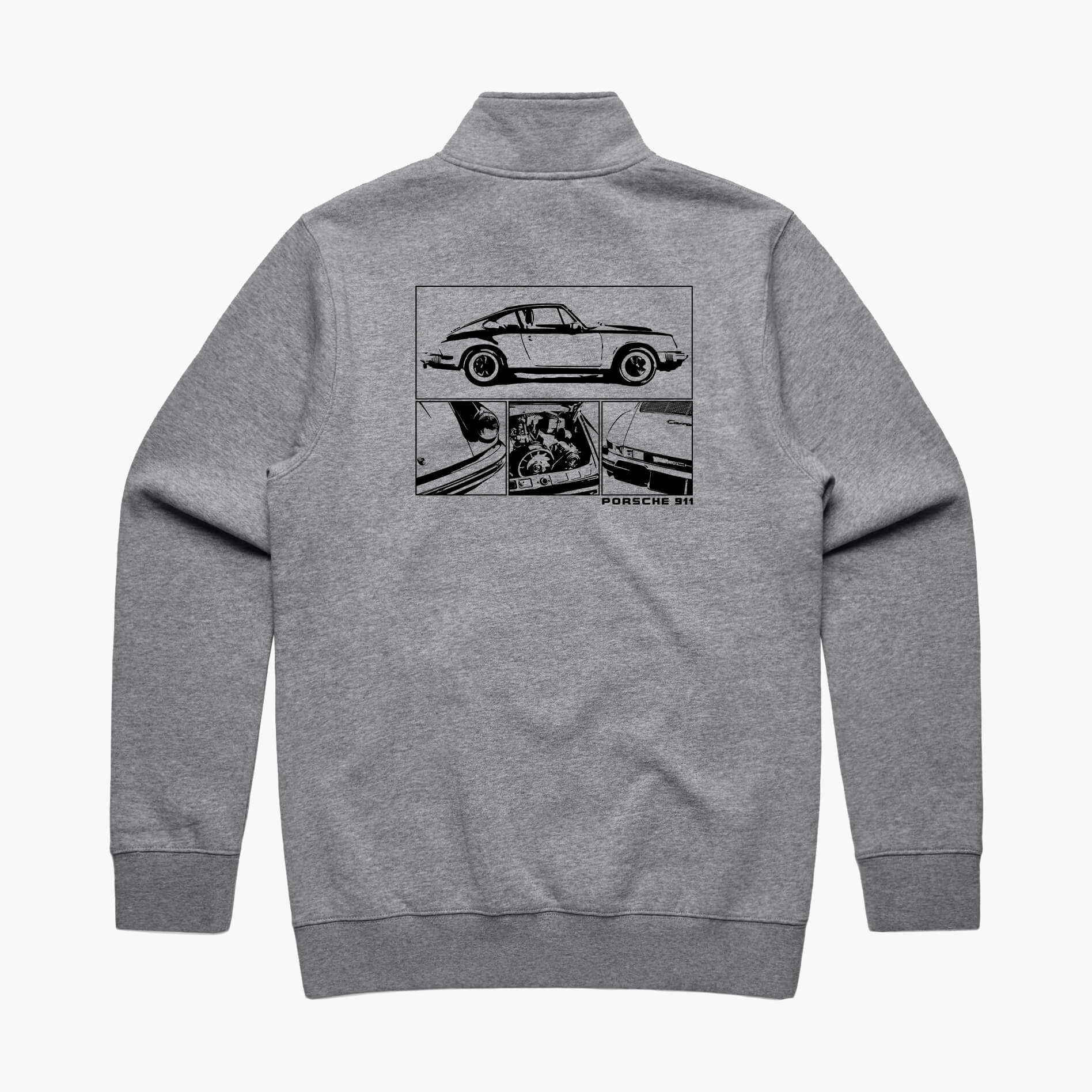 Porsche 911 Classic Half Zip Jumper