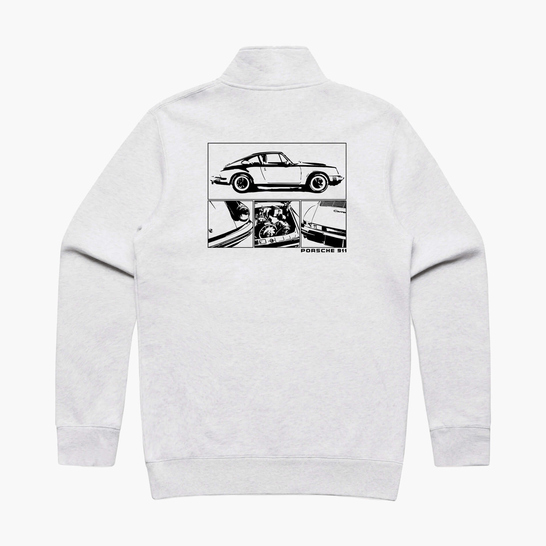 Porsche 911 Classic Half Zip Jumper