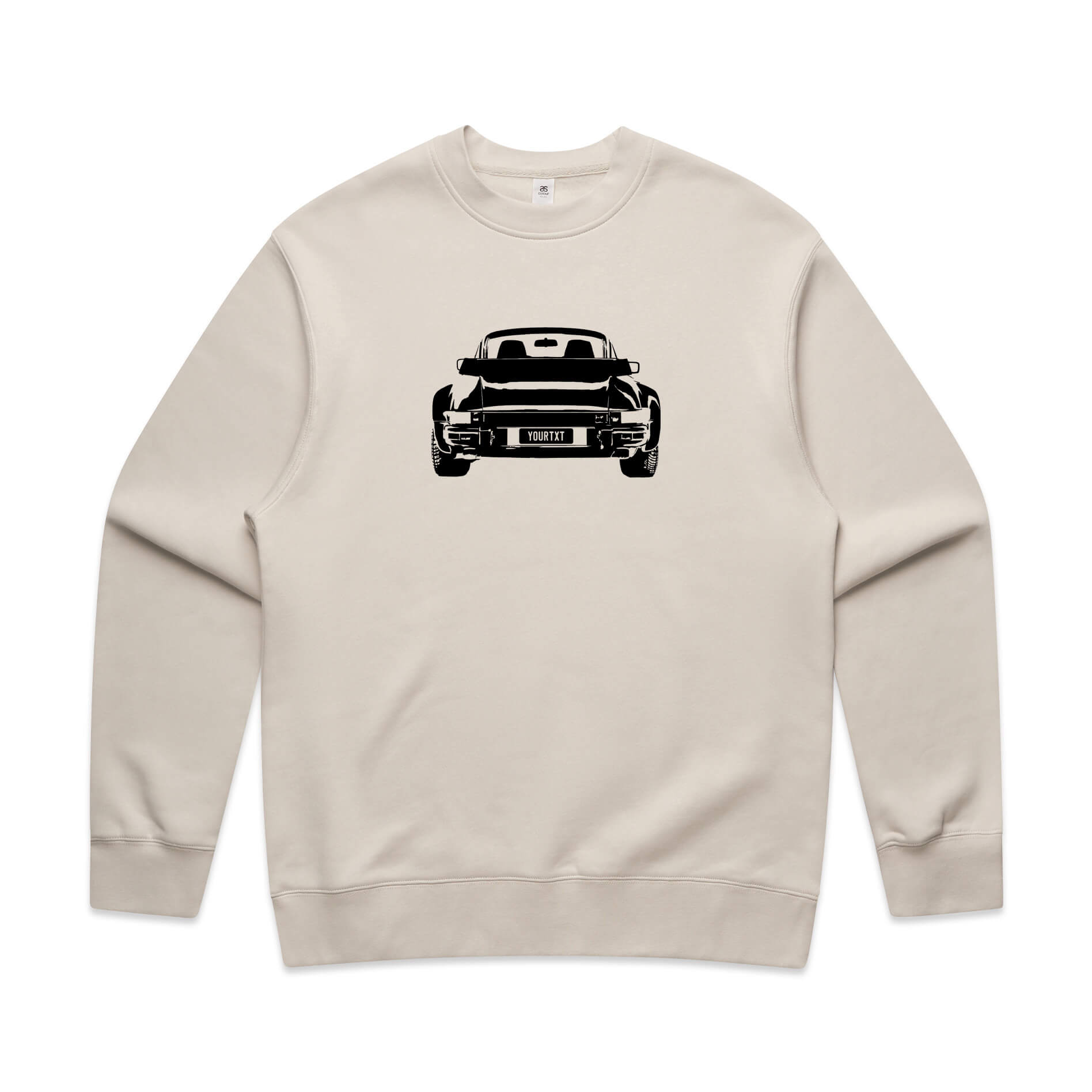 Car with Custom Number Plate Jumper [Bone]