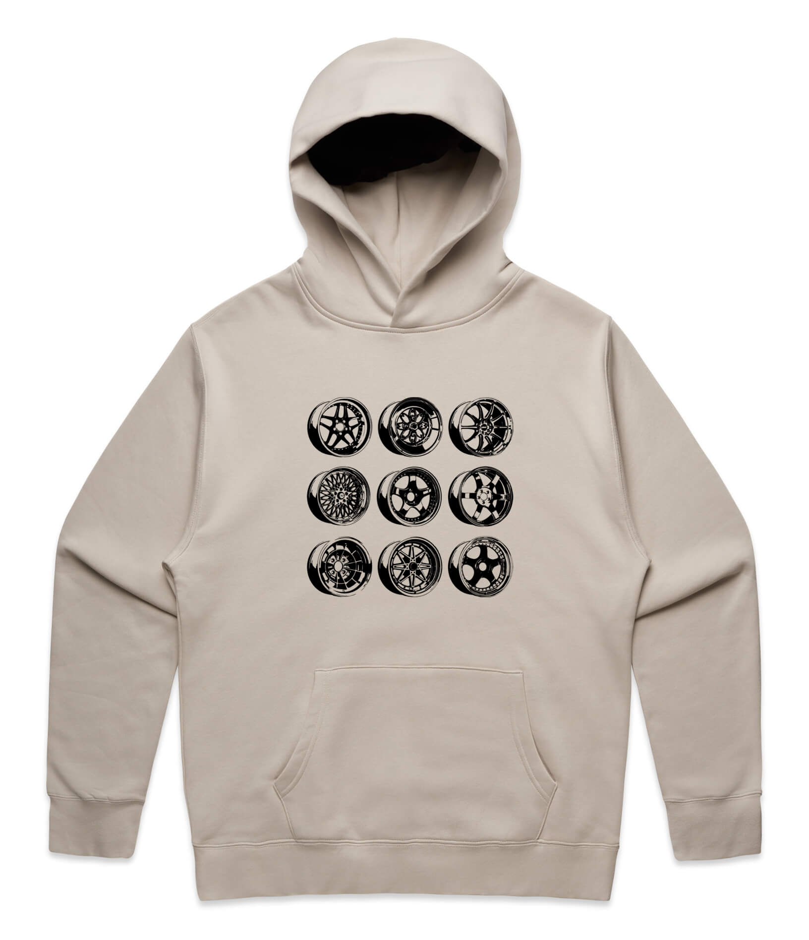 Retro JDM Wheels Hoodie