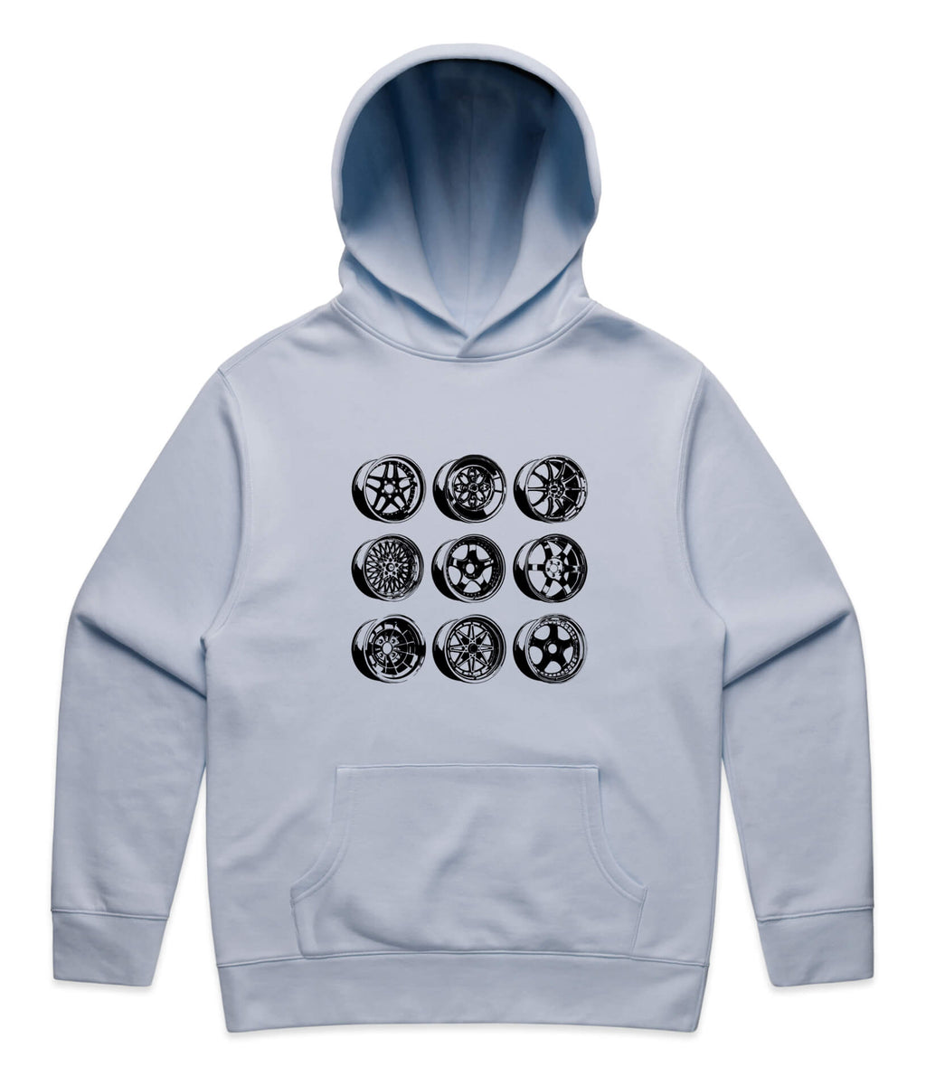 Retro JDM Wheels Hoodie