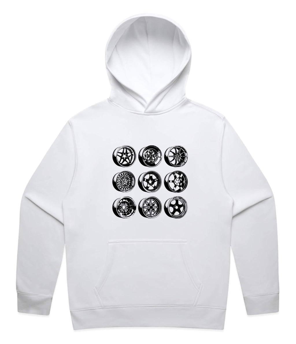 Retro JDM Wheels Hoodie